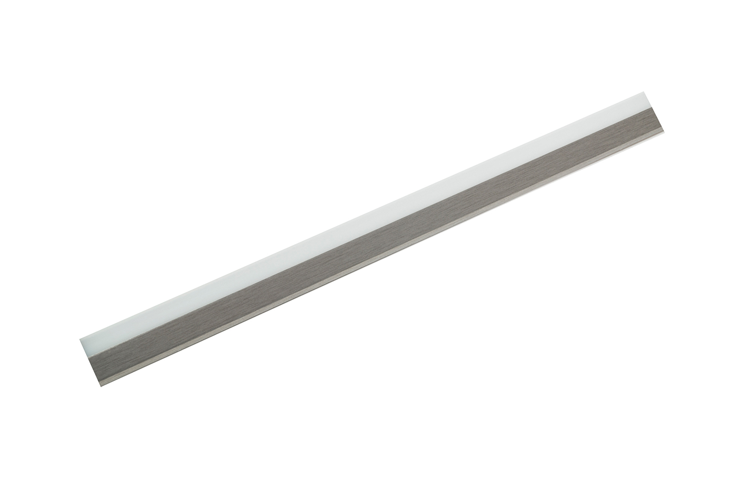 Led opbouw profiel (zonder led band) - nubio - 2900mm - rvs look - incl. 12mm dubbelzijdige 3M tape