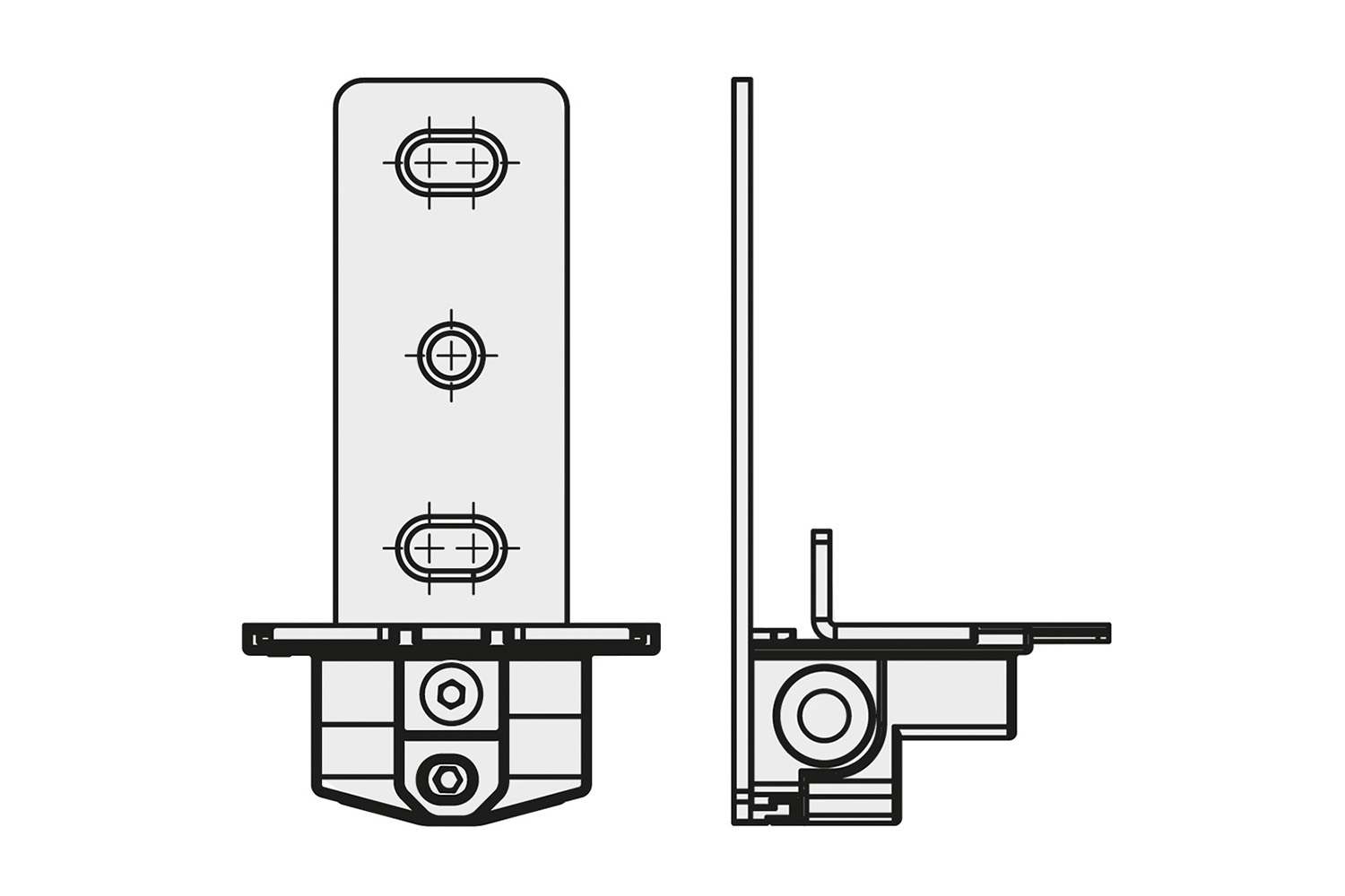 Kaststeun - atlas - inbouw: 3mm - verstelbaar: horizontaal 5,5mm verticaal 6mm