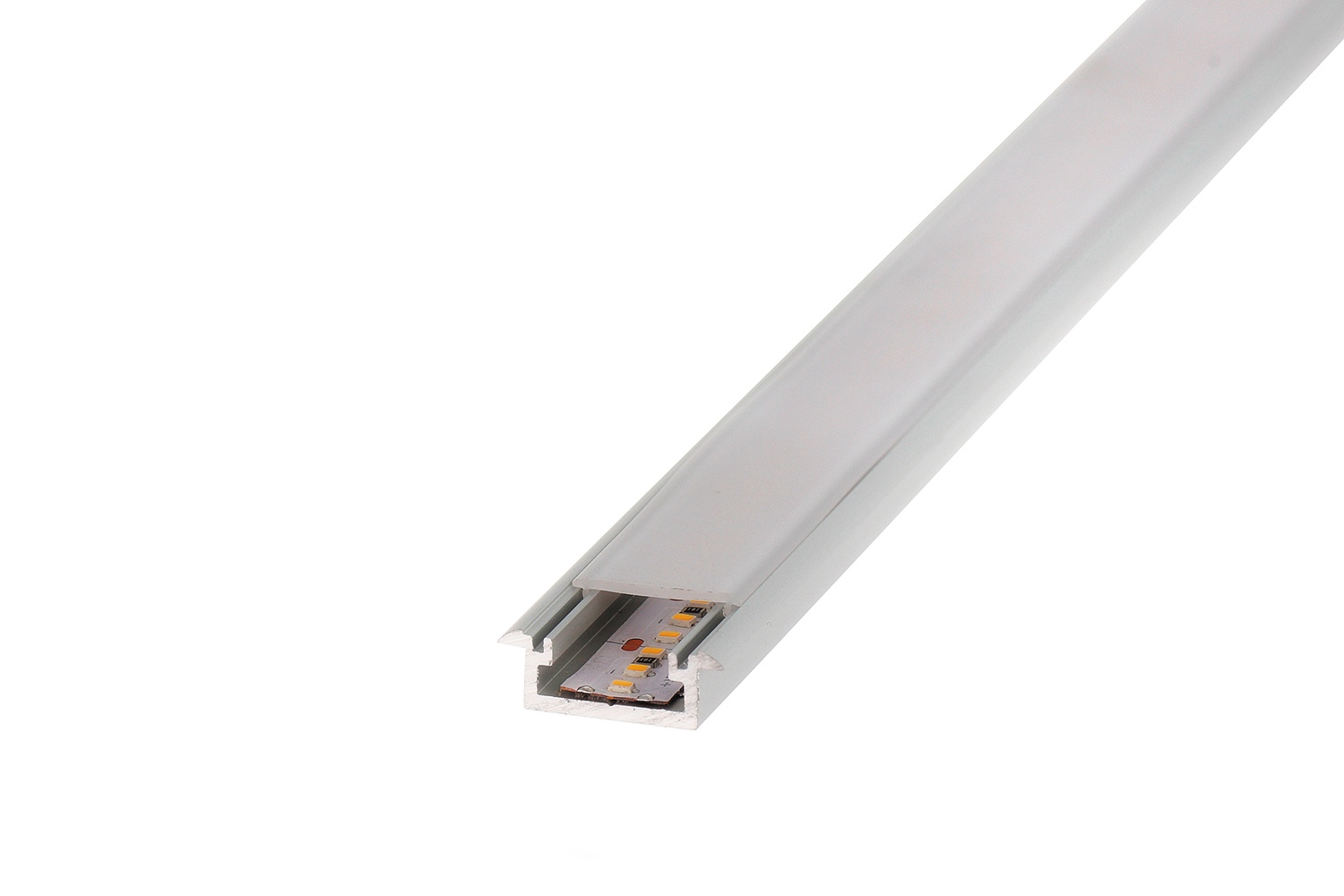 Led inbouw profiel - frankfurt - alu - 3000mm - incl. afdekprofiel