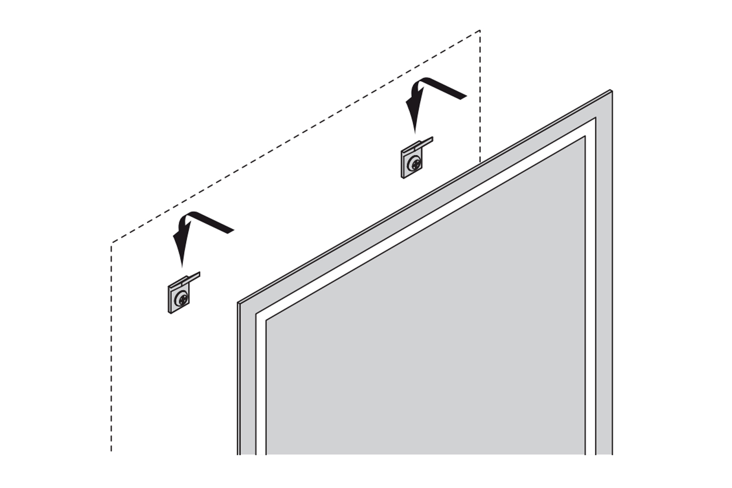 Serie duo - led spiegel - verwarming - emotion - 800mm