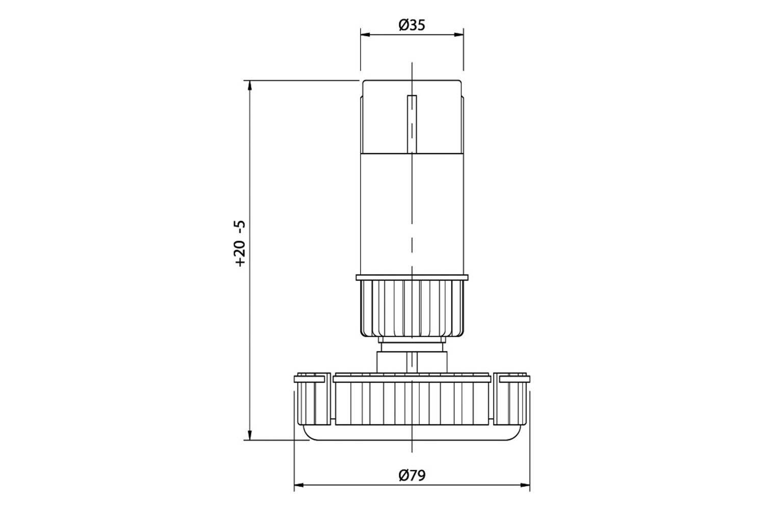 Verstelbare keukenpoot - 116-146 mm