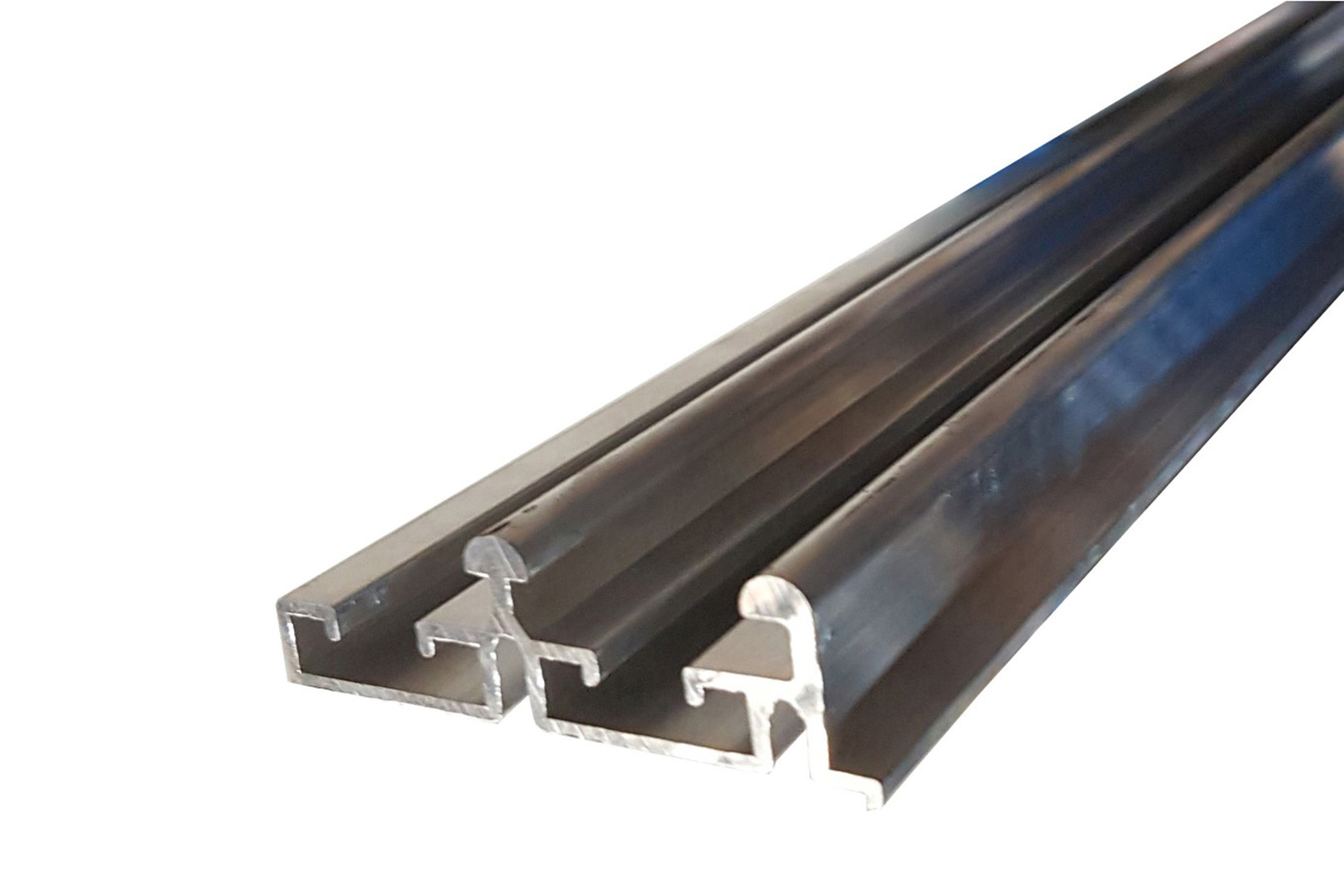 Bovenrail - voor systeem 4 - 6000mm - aluminium - blank