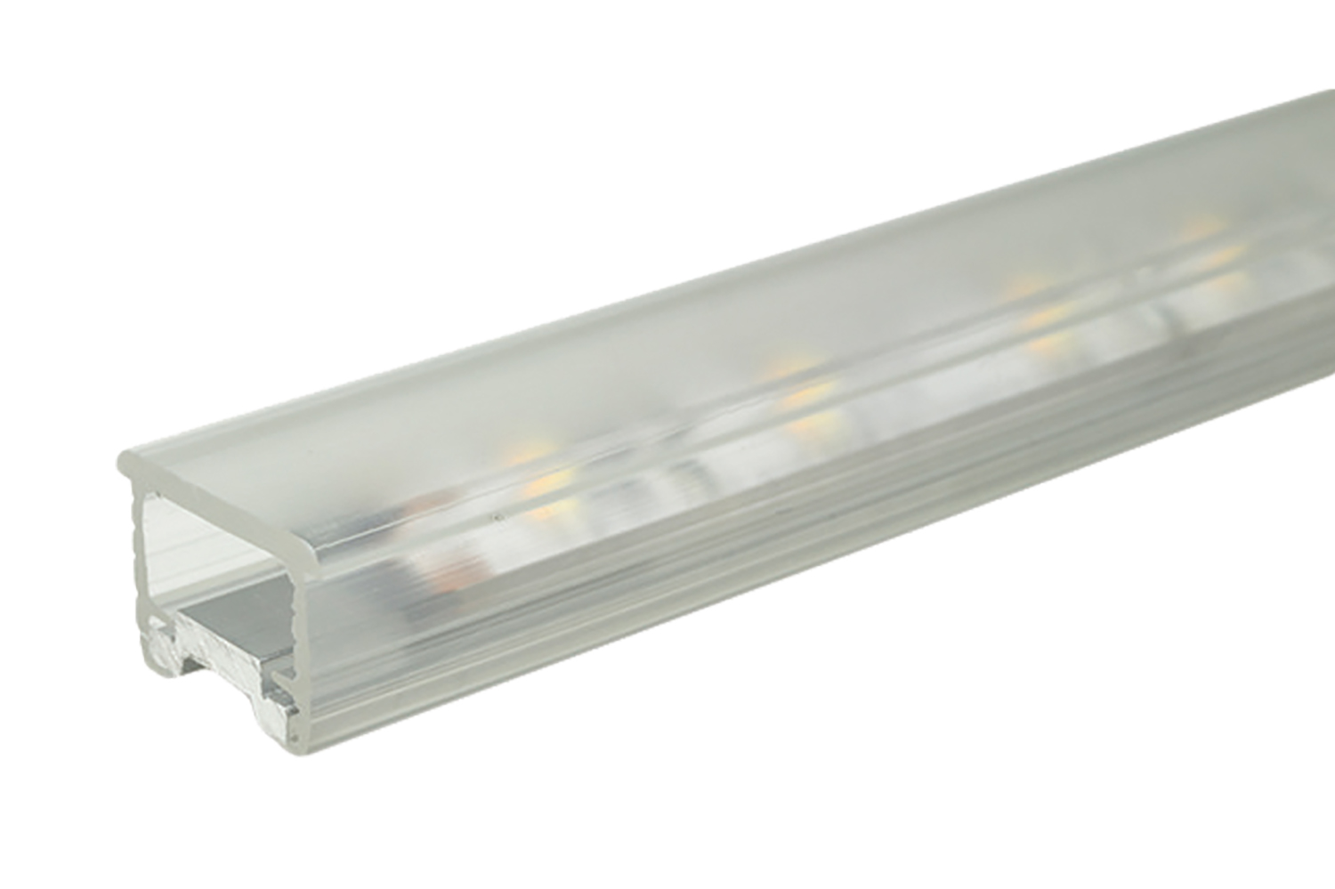 Led inbouw profiel - nutprofil - transparant - 2000mm