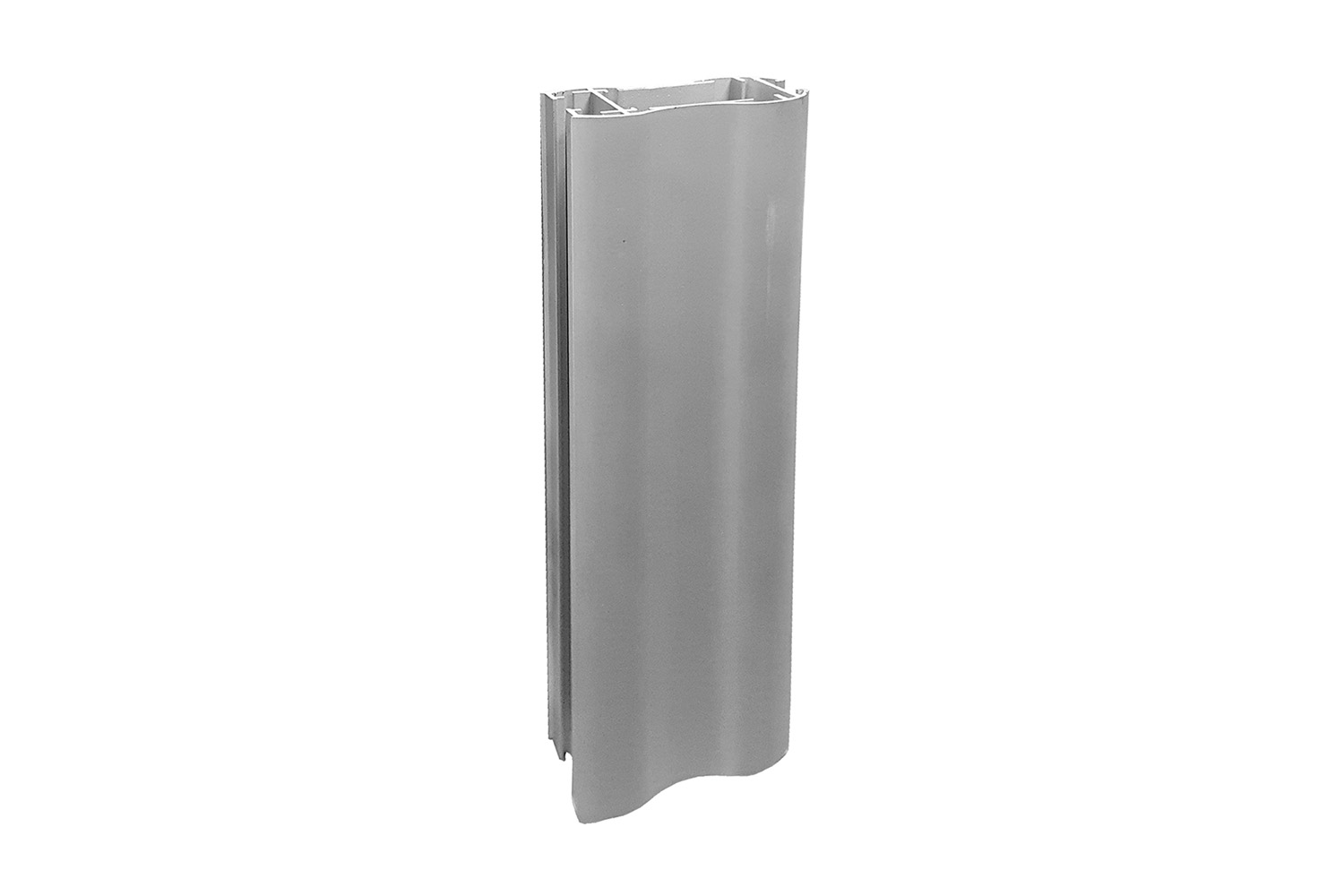 Greeplijst - voor Paso - 5200mm - aluminium - mat-zilver - voor 10mm panelen - type a