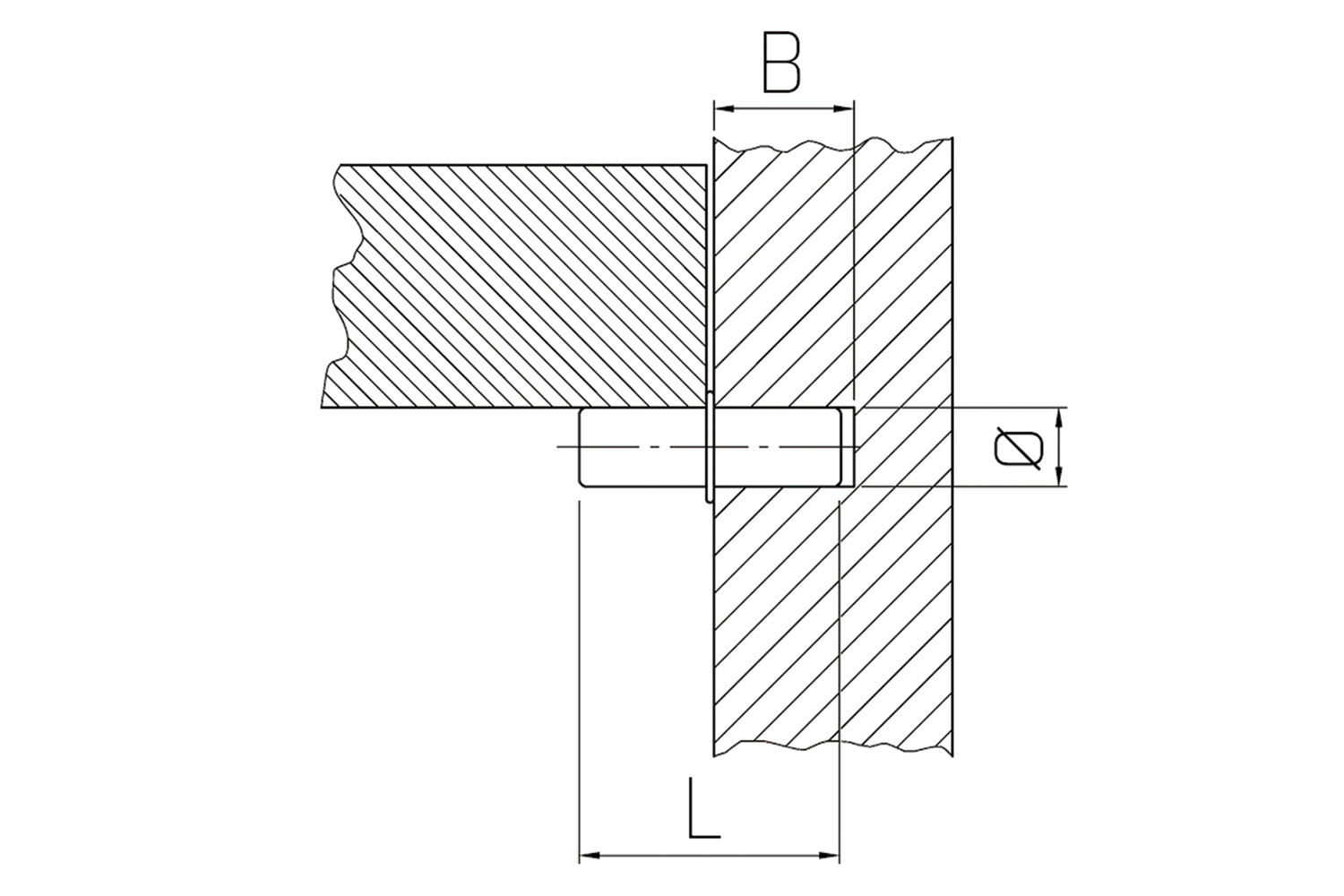 Kastplankdrager - duplo - met rand - Ø3 x 16mm - staal vernikkeld