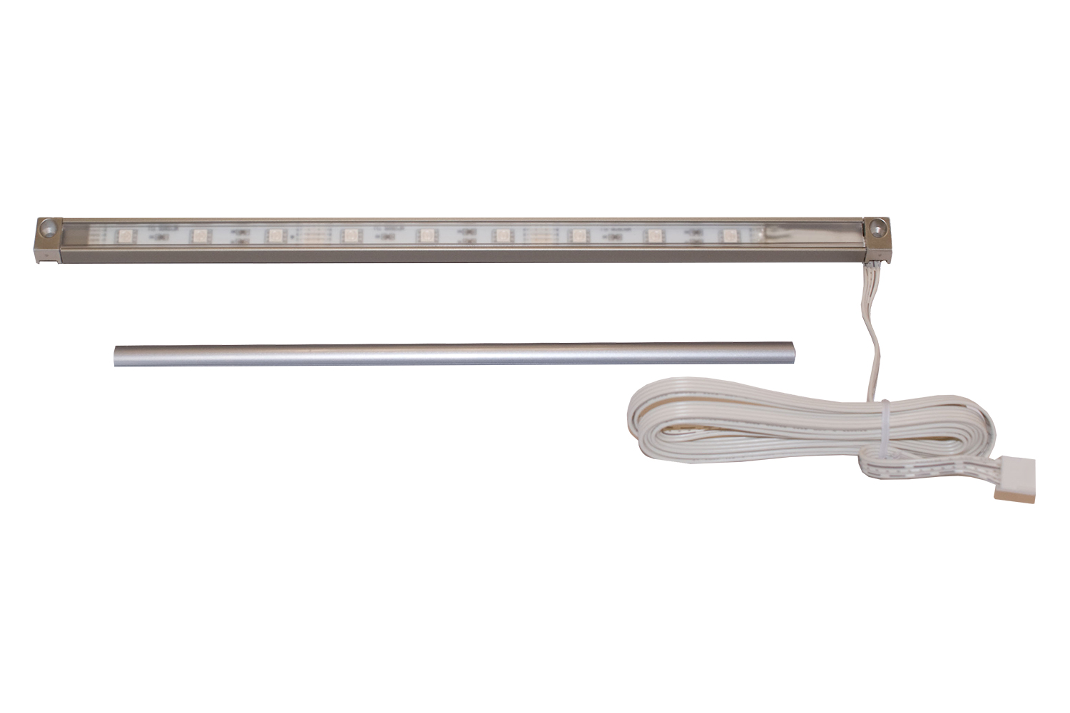 Led opbouw profielverlichting - derby ii - 2700-6000k - 800mm - rechthoek - rvs-look - 5,85w - 12v