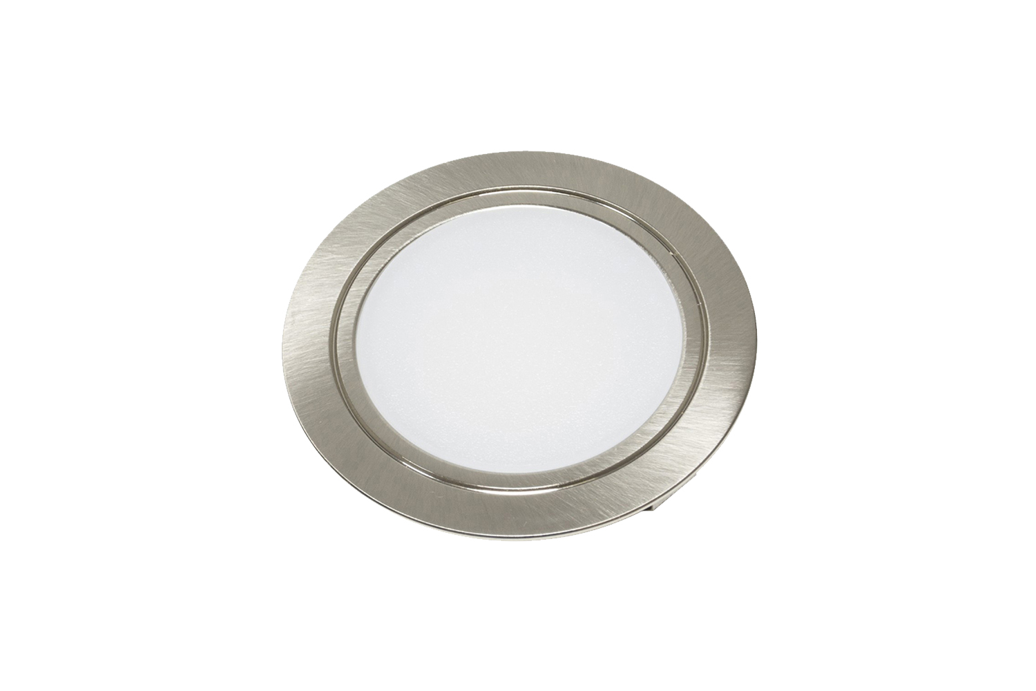 Led inbouw spot - chip l - 3000k - Ø58/65mm - rond - rvs-look - 4w - 12v