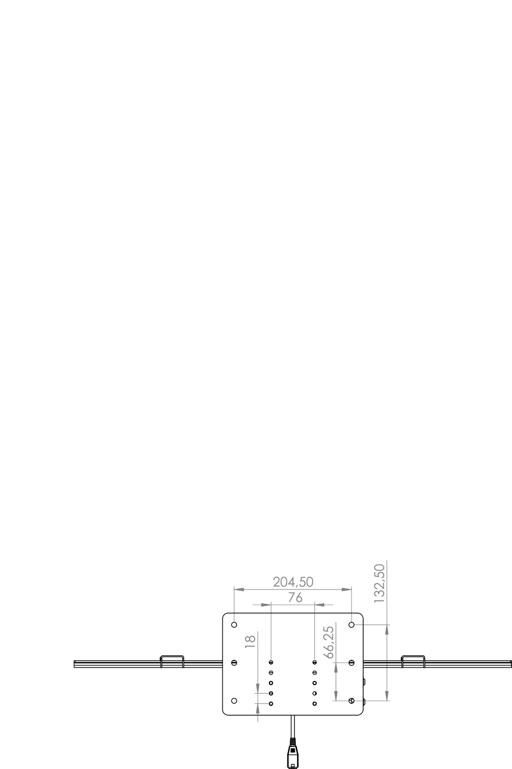 Tv lift - model d - tv hoogte tot 999mm - slag: 999mm