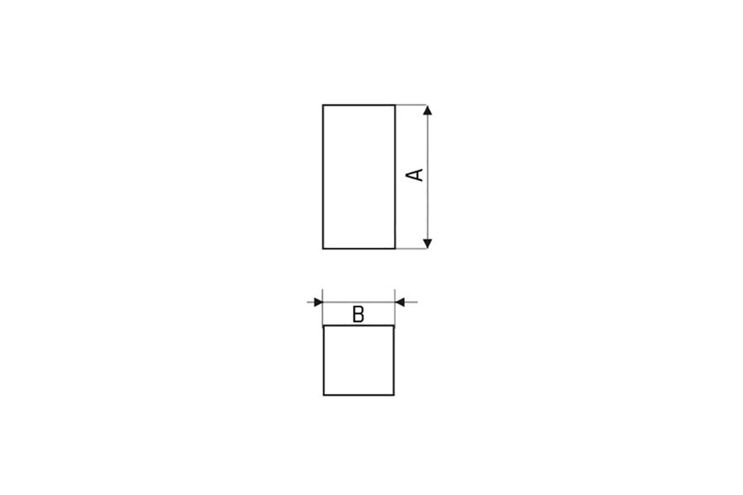 Metalen meubelknop - Talinn - aluminium