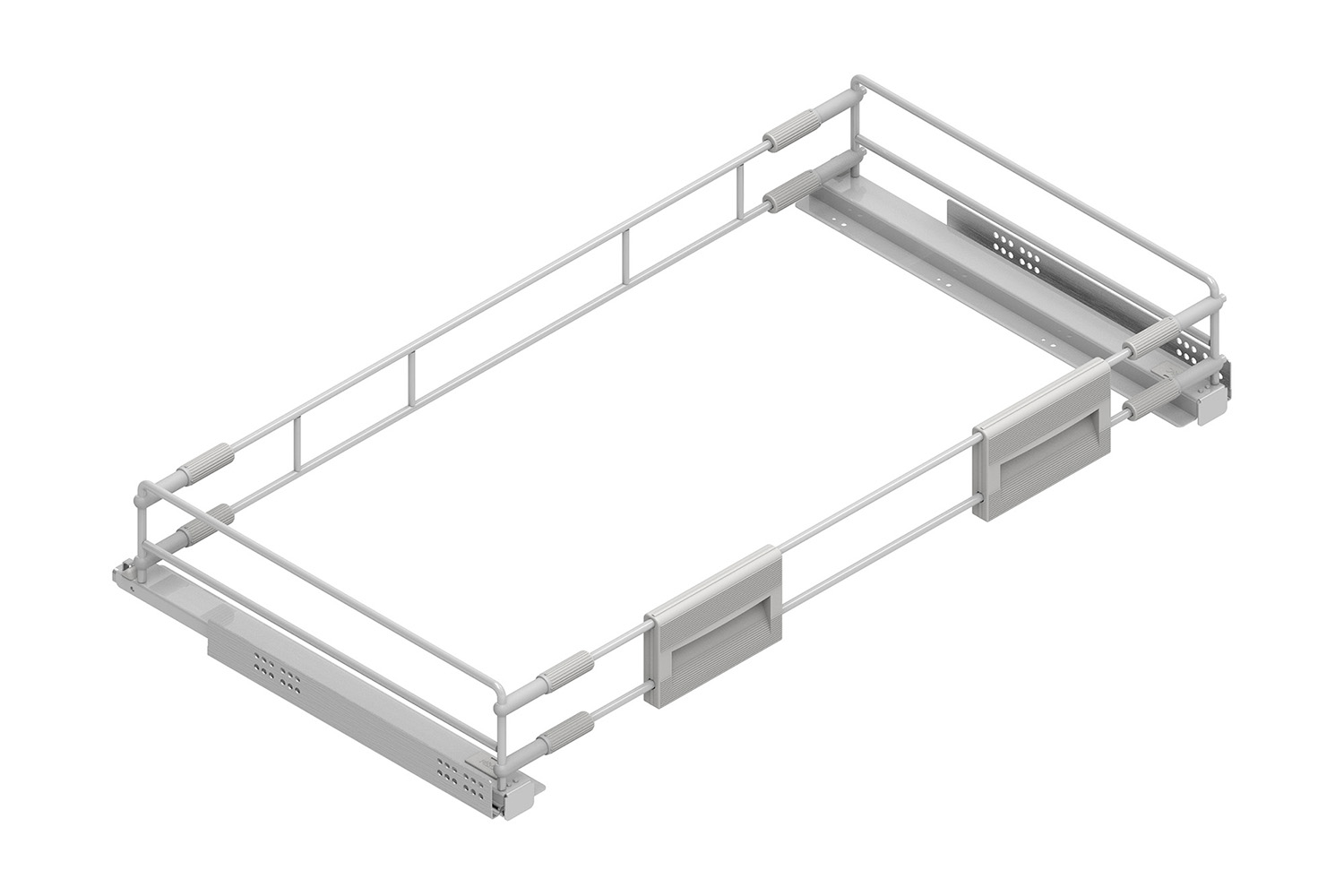 Compleet uittrekframe - met softclosing - montage: tweezijdig opschroefbaar - b:600-700mm - d:477mm