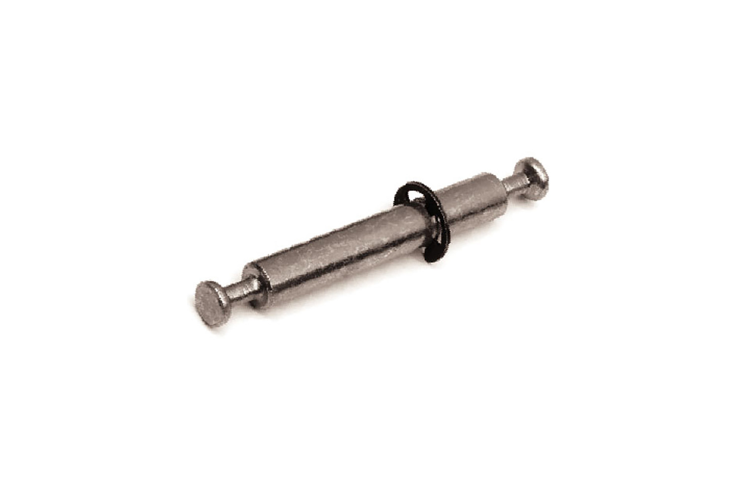 Mini excenter bout - dubbel - Ø7 x 24mm - voor houtdikte 19mm