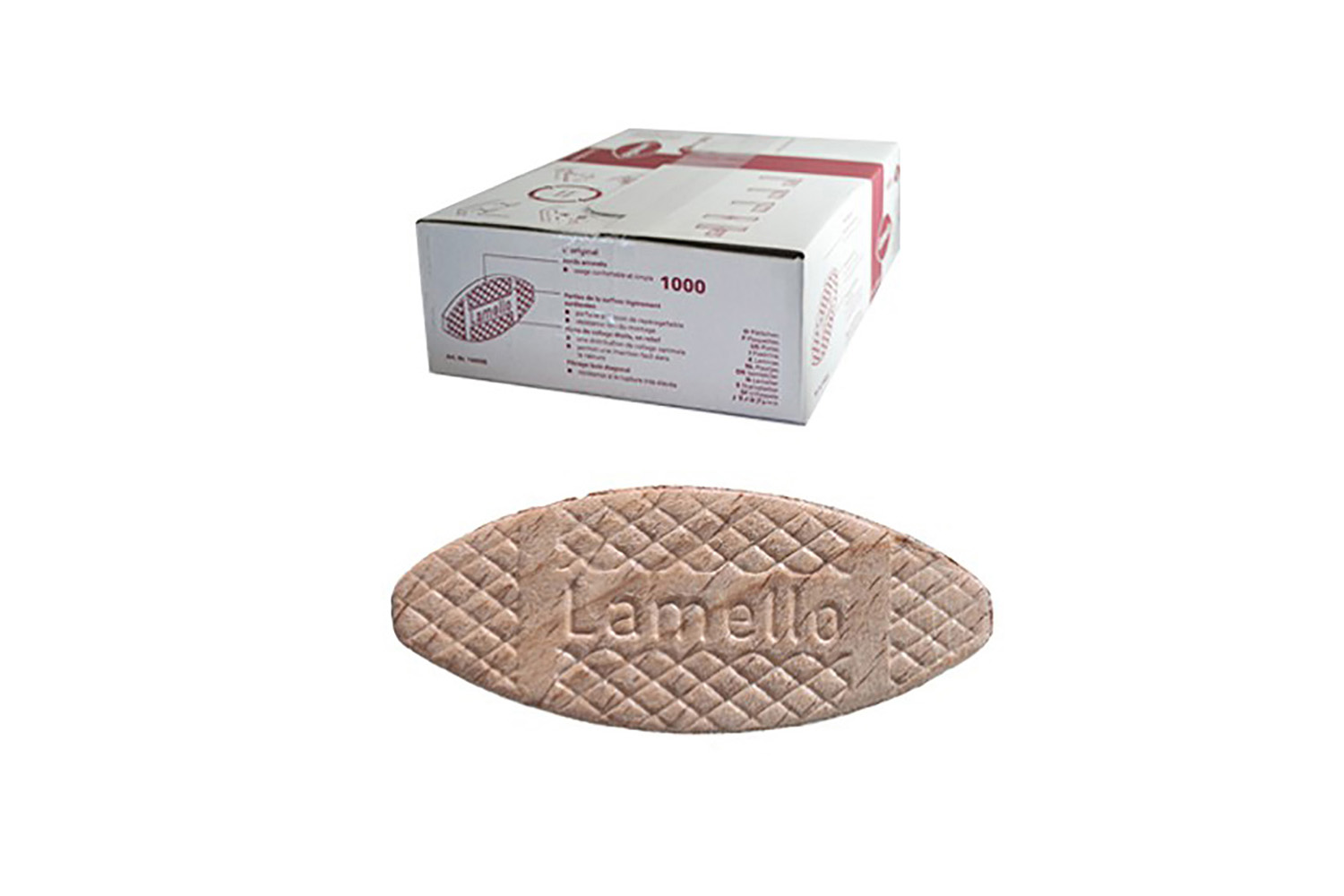 Lamello lamel - maat 10: 53 x 19 x 4mm - frees Ø: 100 x 4mm