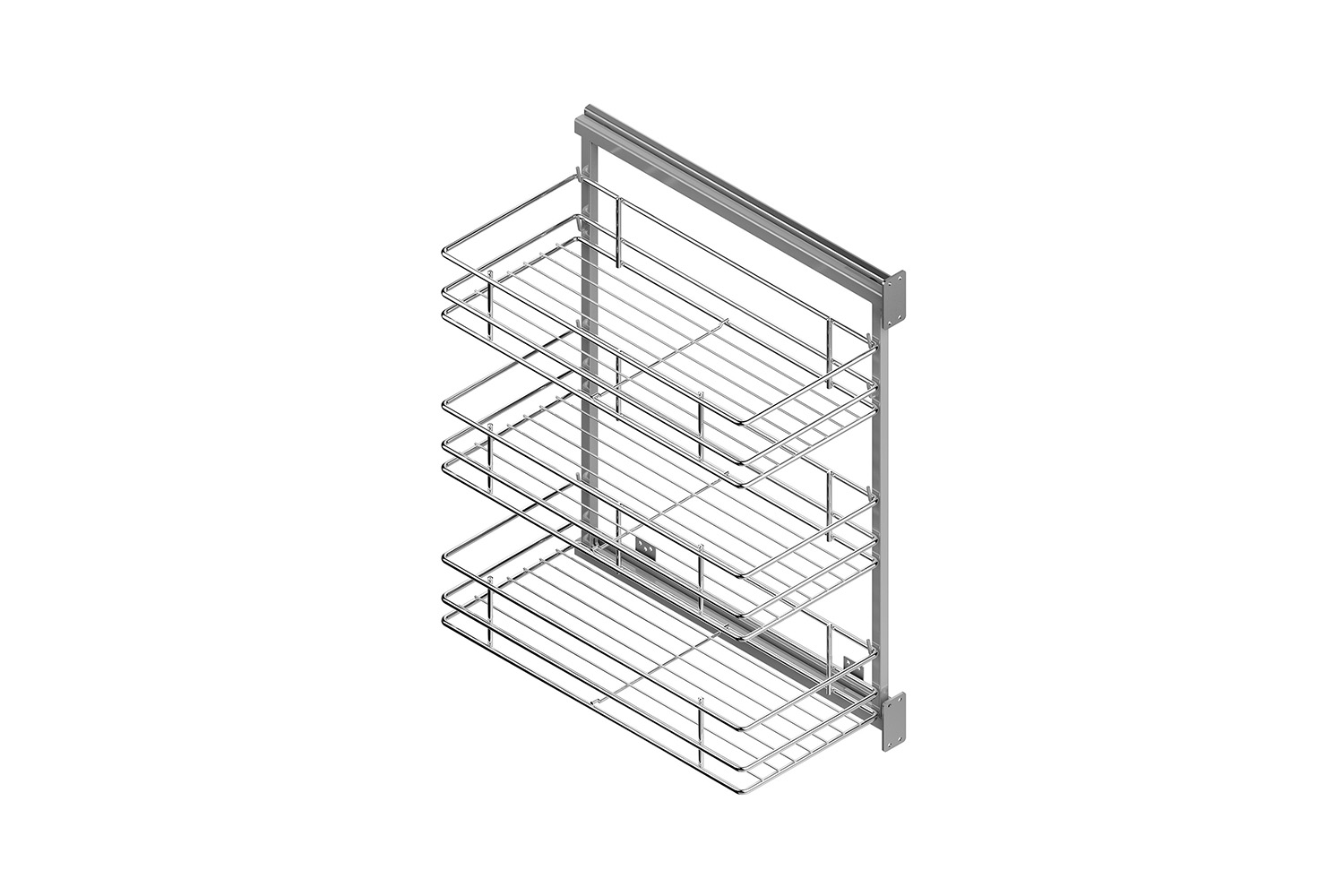 Uittrekframe met 3 draadmanden - 200mm