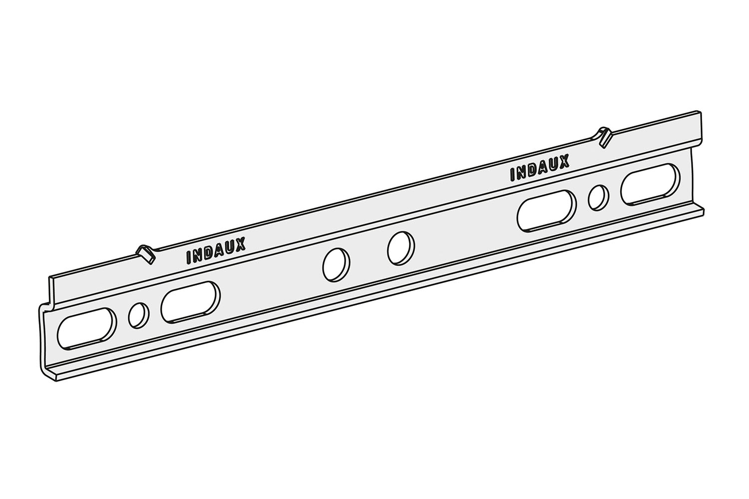 Ophangrail - traser 6 rapid - voor module 550mm - staal