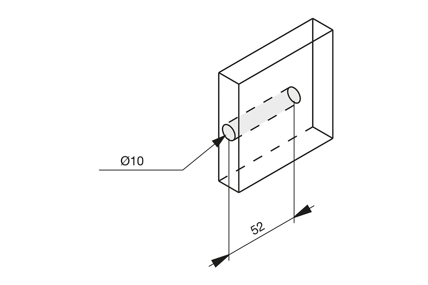 Inboor softclosing element - type b